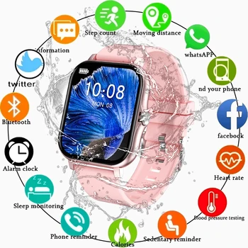 2023 Умные часы с полным сенсорным управлением Bluetooth для ответа на вызов, женские Водонепроницаемые фитнес-трекеры для сердечного ритма, мужские смарт-часы Xiaomi