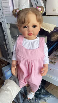55-Сантиметровая возрожденная Бетти, силиконовая кукла для малышей, принцесса, реалистичная, мягкая на ощупь, водонепроницаемая кожа, многослойная роспись