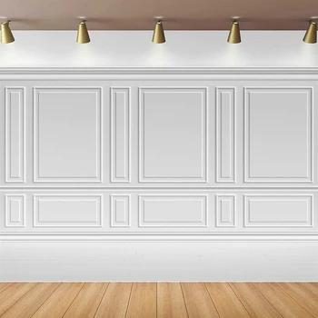 Архитектурный бледно-серый фон для фотосъемки стен в пустой комнате, простой классический стиль, Белый фон для стены, снимок новорожденного в помещении